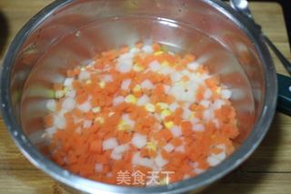 【彩蔬小炒】的做法步骤:9