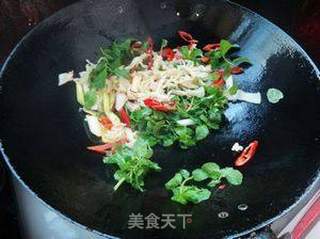 薄荷泡椒炒百叶的做法步骤:7