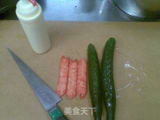 清新爽口，蟹籽沙拉！的做法步骤：1