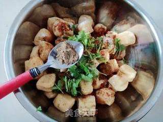 油炸石屏豆腐的做法步骤:6