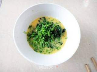 菠菜摊鸡蛋的做法步骤:4