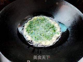 菠菜摊鸡蛋的做法步骤:7