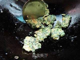 菠菜摊鸡蛋的做法步骤:8