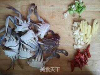 红烧螃蟹的做法步骤:2