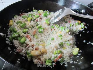 蚕豆咸肉饭的做法步骤:3