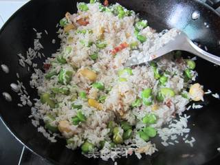 蚕豆咸肉饭的做法步骤：4
