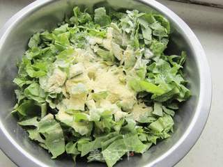 莴笋叶饭的做法步骤:4