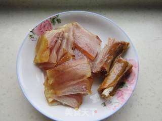 干锅腊肉的做法步骤:3