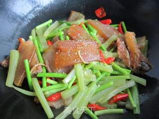 干锅腊肉的做法步骤:13