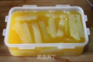 【橙汁冬瓜条】——零厨艺也能成功的祛暑小零食的做法步骤:9