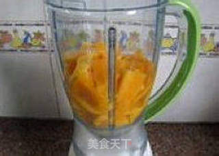 〖柠香芒果汁〗----减脂不减味的夏季饮品的做法步骤:3
