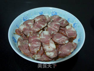 【青菜头炒香肠】的做法步骤:2
