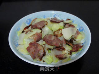 【青菜头炒香肠】的做法步骤:8