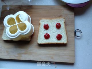 花朵土司的做法步骤:2