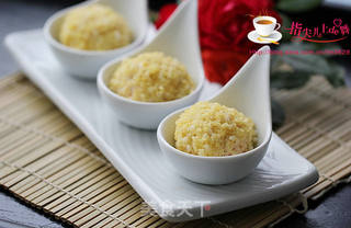 小米豆腐虾仁丸的做法步骤:10