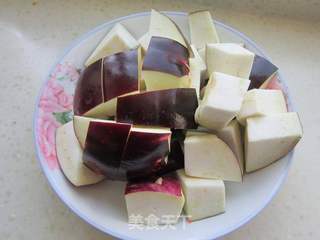 茄子焖黄豆的做法步骤:5