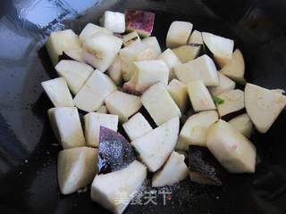 茄子焖黄豆的做法步骤:8