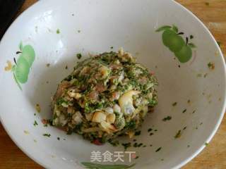 荠菜蛤蜊狮子头的做法步骤:9