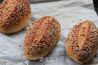 越嚼越香---芝麻小法包的做法步骤:9