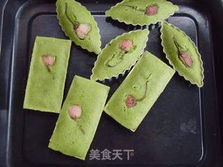 浪漫樱花---樱花抹茶费南雪的做法步骤:11