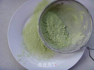 浪漫樱花---樱花抹茶费南雪的做法步骤:3