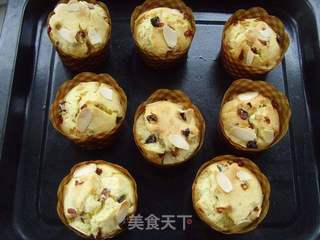什锦果干马芬的做法步骤：7