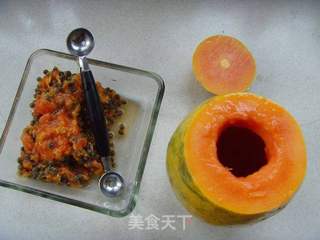 木瓜椰奶冻的做法步骤:4