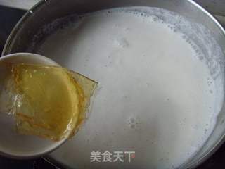 木瓜椰奶冻的做法步骤:3