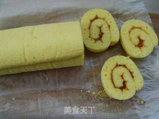 果酱蛋糕卷的做法步骤:15