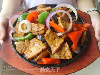 铁板豆腐的做法步骤:18