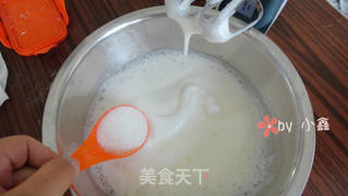 8寸戚风蛋糕制作方法的做法步骤:6