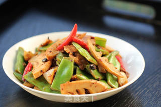 豆豉刀豆肉片的做法步骤:15