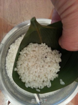 端午节了,给家人做的爱心粽子的做法步骤:5