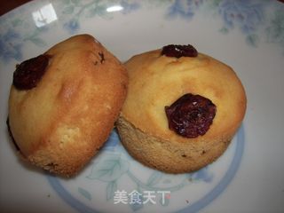 生日礼物--迷你蔓越莓小蛋糕的做法步骤：14