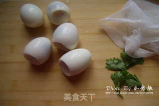印花卤鸡蛋的做法步骤:2