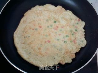 豌豆火腿早餐饼的做法步骤：12