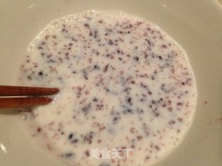 黑米薏仁奶冻的做法步骤:6