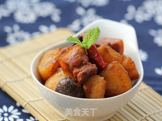 土豆香菇烧肉的做法步骤:10