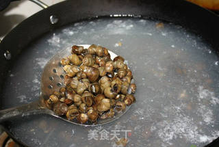 美味的辣炒田螺的做法步骤:3