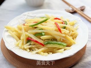 国民开胃菜——酸辣土豆丝的做法步骤:8