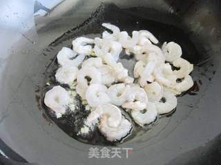 韭苔炒虾仁的做法步骤:4