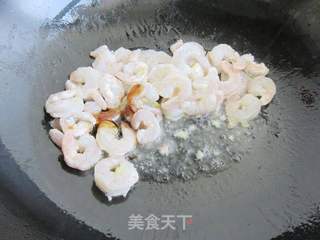 韭苔炒虾仁的做法步骤:5