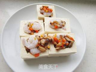 茄汁酿豆腐的做法步骤:5