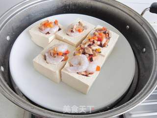 茄汁酿豆腐的做法步骤:6