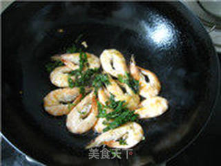 椿头大虾(配土豆丝饼)的做法步骤:9