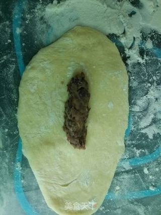 蜜豆小花面包的做法步骤:8