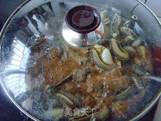 鲜美滋补---蒜子烧刀鳅的做法步骤:7