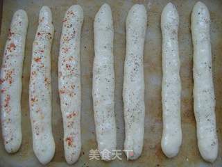 给味觉一个惊喜---辣味面包条的做法步骤:10