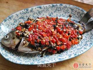 蒜米豆豉剁椒鱼的做法步骤:6