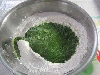 清香艾草饼的做法步骤:4